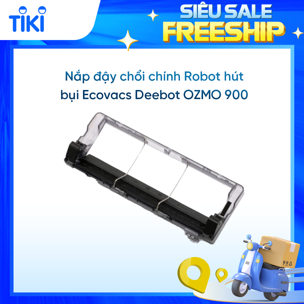 Nắp đậy chổi chính Robot hút bụi Deebot OZMO 900 - Hàng Chính Hãng