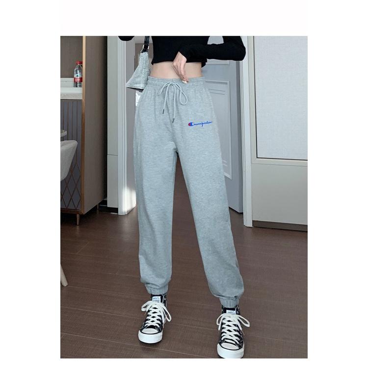 QUẦN JOGGER NỮ VẢI NỈ BÔNG IN LOGO NANJ