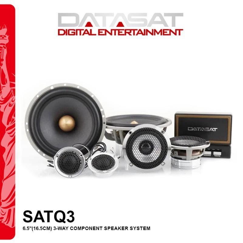 Loa ô tô boss 6.5 inch đường 16cm bass mạnh lời sáng - giá 2 loa - Loa DATASAT 3 way SAT Q3