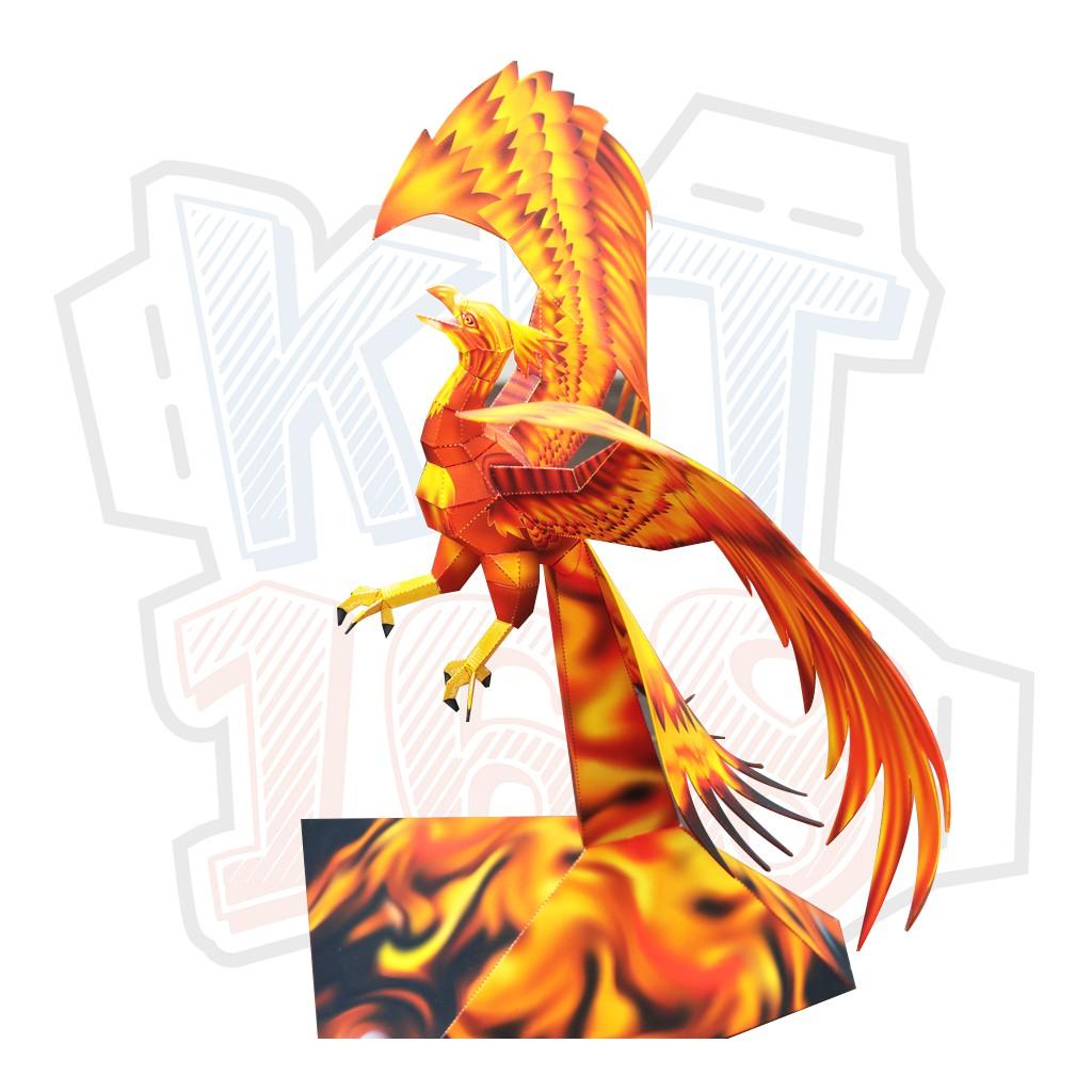 Mô hình giấy động vật phượng hoàng Phoenix