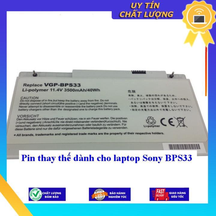 Pin dùng cho laptop Sony BPS33  - Hàng Nhập Khẩu New Seal