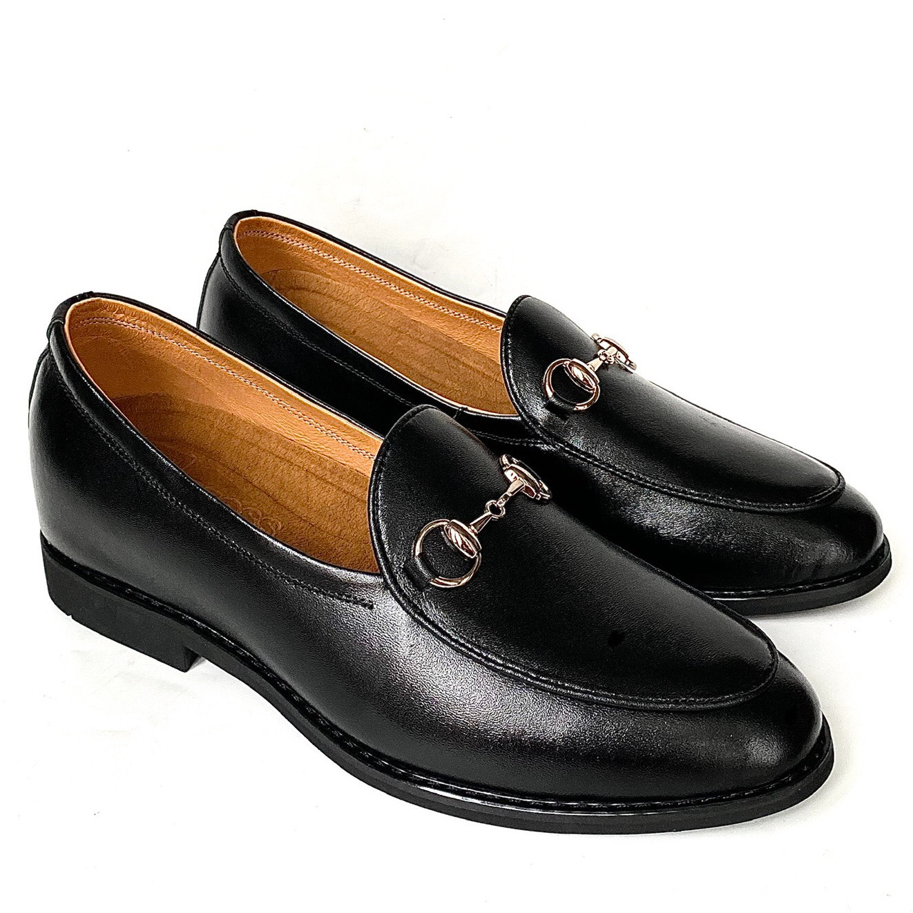 Giày Loafer nam Giày lười nam tăng chiều cao da bò thật HT511TC Size 38 - 43