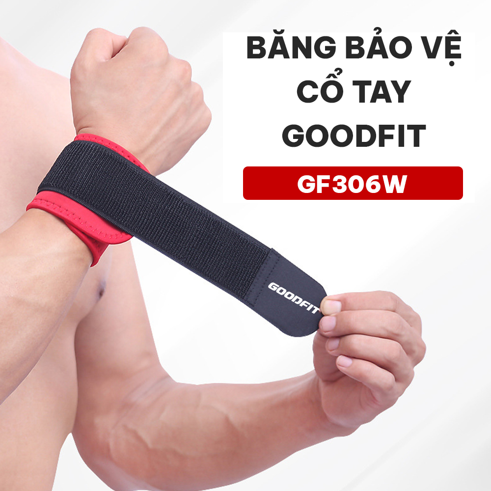 Băng bảo vệ cổ tay tập thể thao GoodFit GF306W có thể điều chỉnh