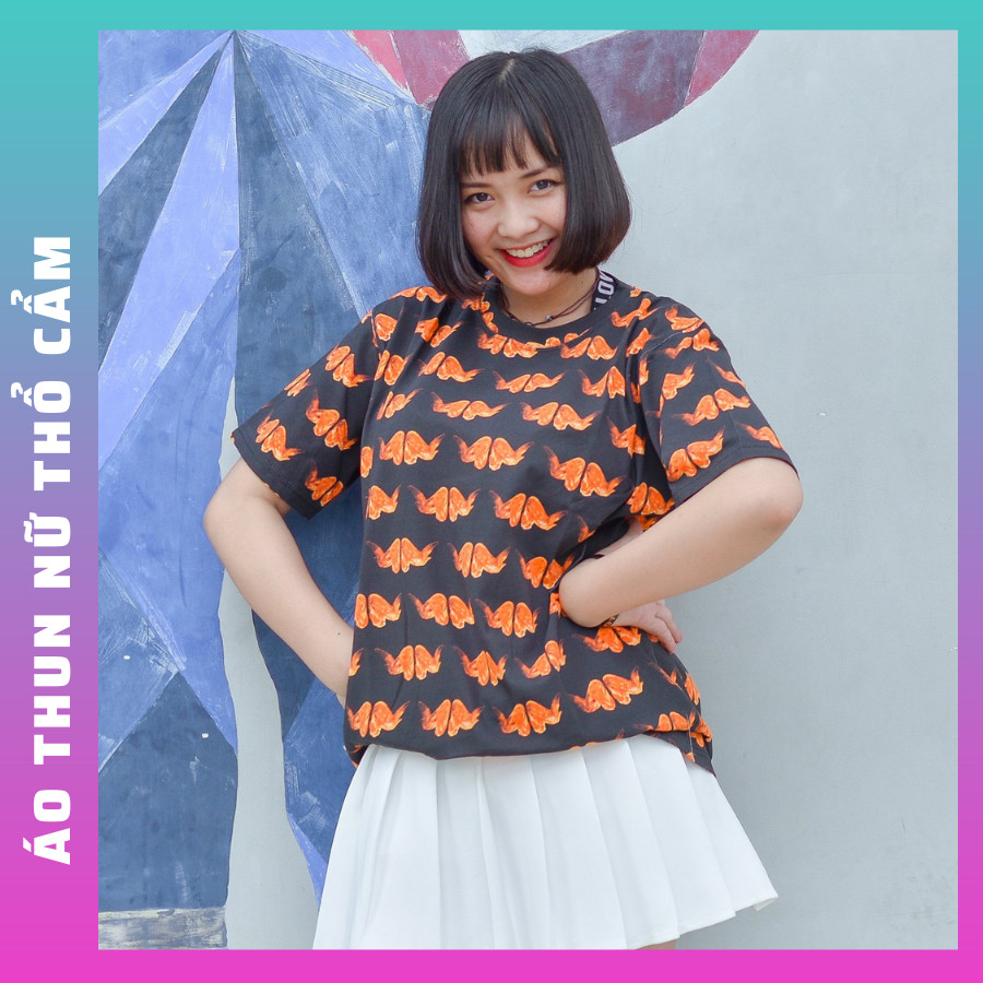 Áo thun nữ  freesize   chất liệu thun cotton 100%  ÁO ĐẸP - GIÁ RẺ - HÌNH CHỤP THẬT . CÓ THỂ LÀM ÁO CẶP BẠN THÂN NỮ