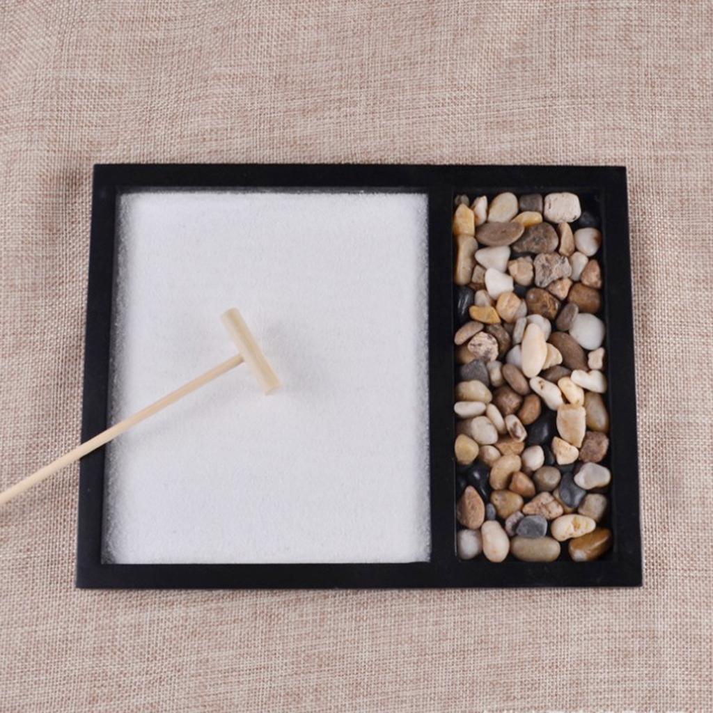 Japanese Zen Garden Sand Rocks Taoist Fengshui Yin Yang - Meditation #3