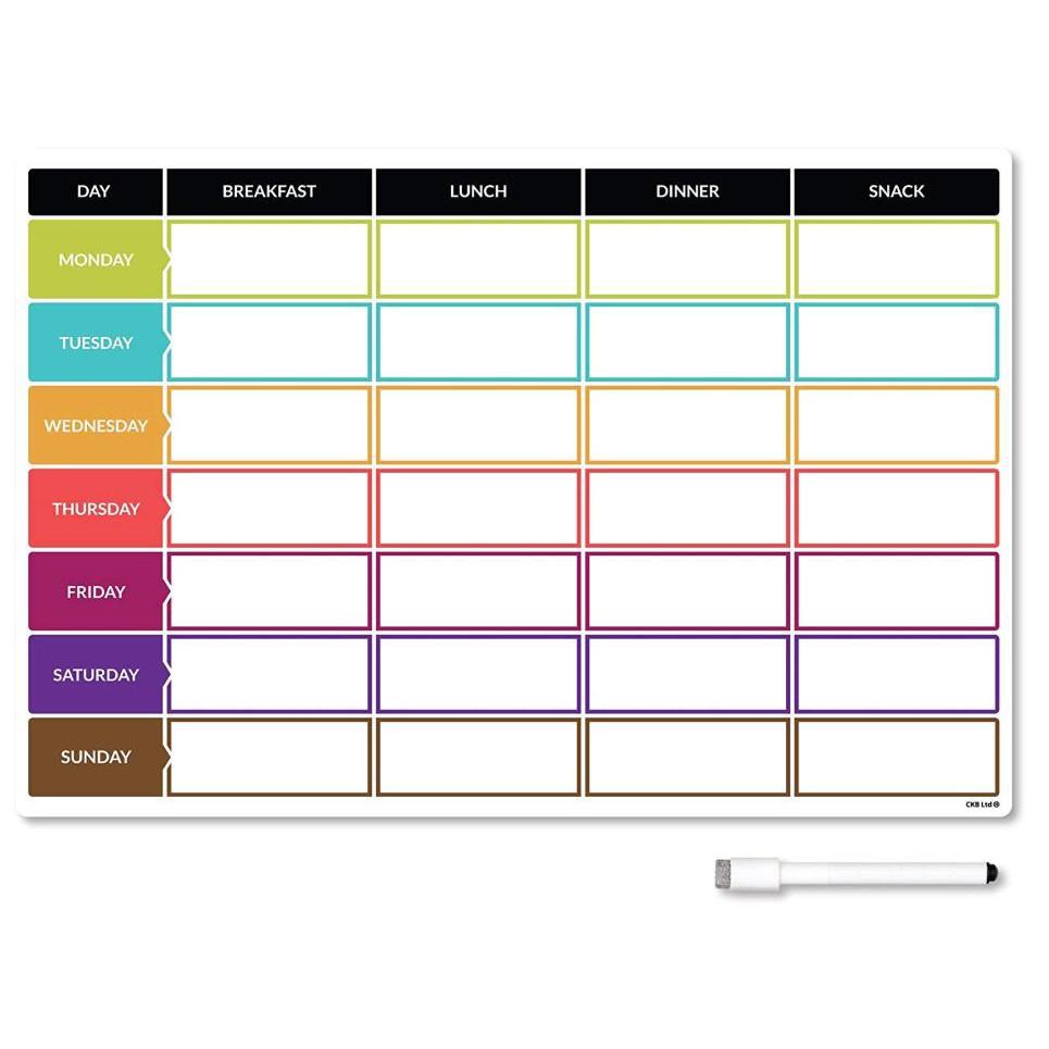 Bảng nam châm tủ lạnh Weekly Food