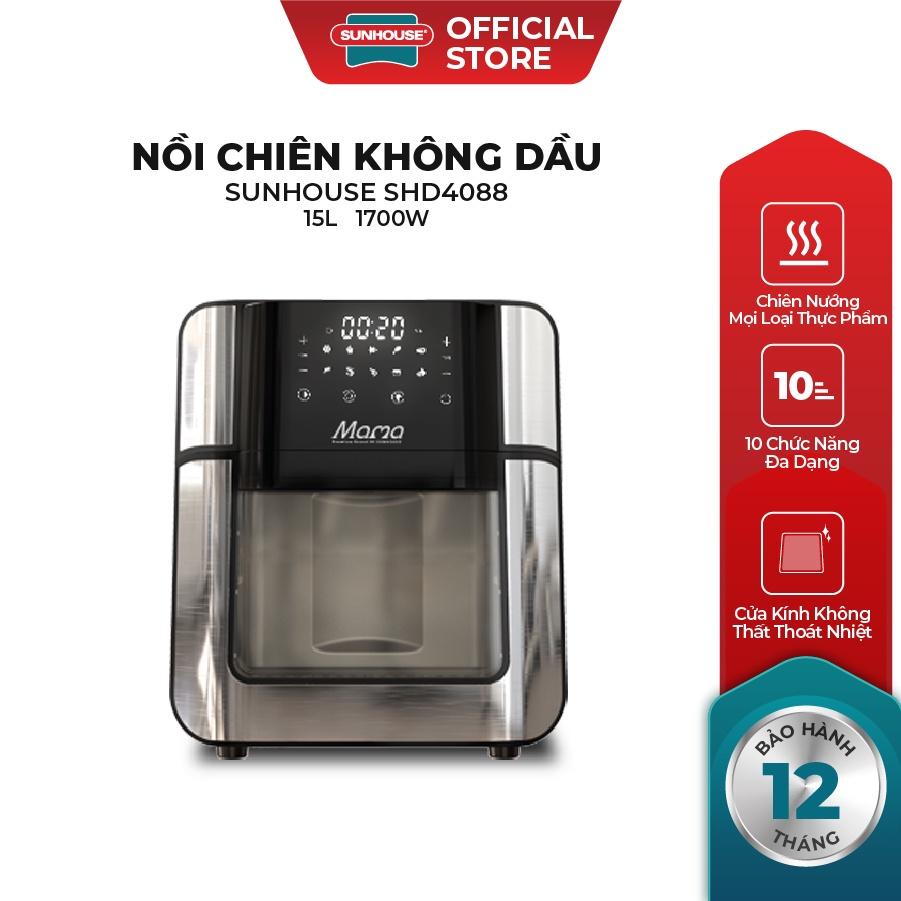 Nồi chiên không dầu 15L SUNHOUSE Mama SHD4088- Hàng chính hãng