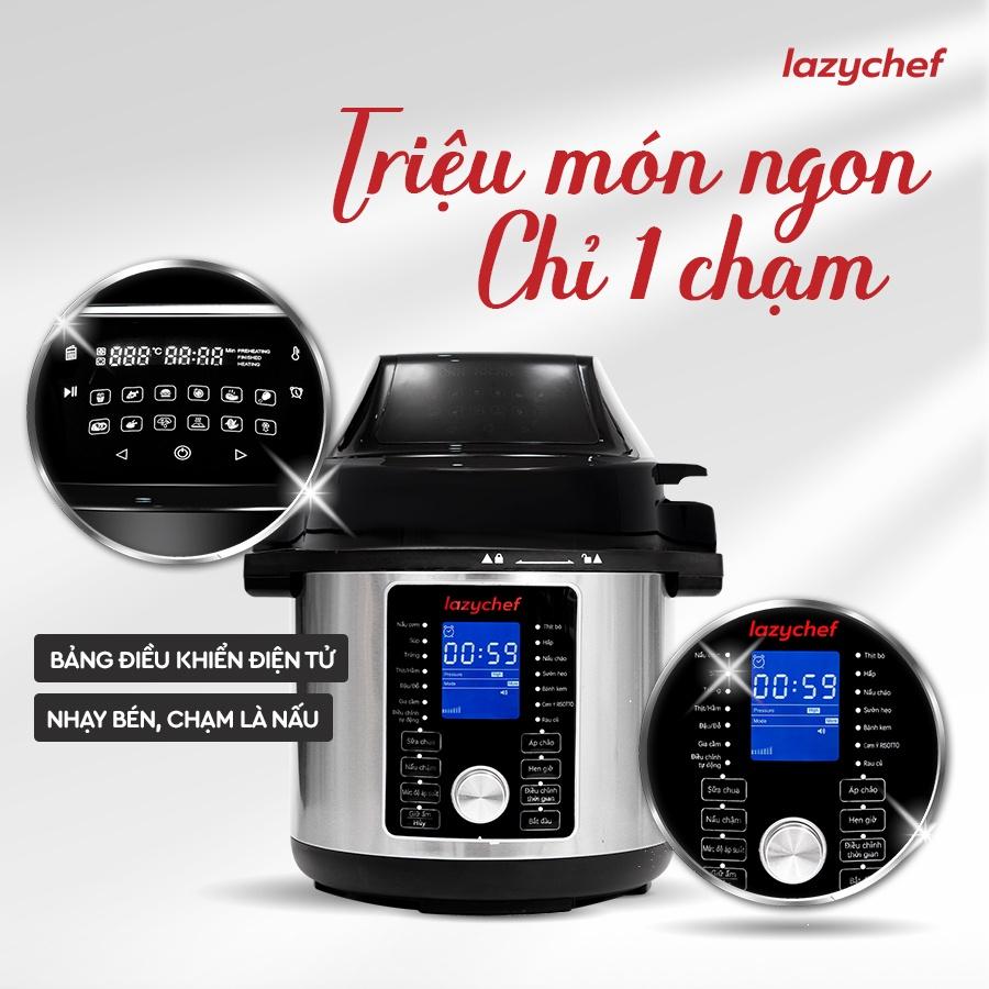 Nồi Chiên Hầm Lazychef 16IN1 - Dung Tích Lớn, Thay Thế Mọi Thiết Bị Nhà Bếp