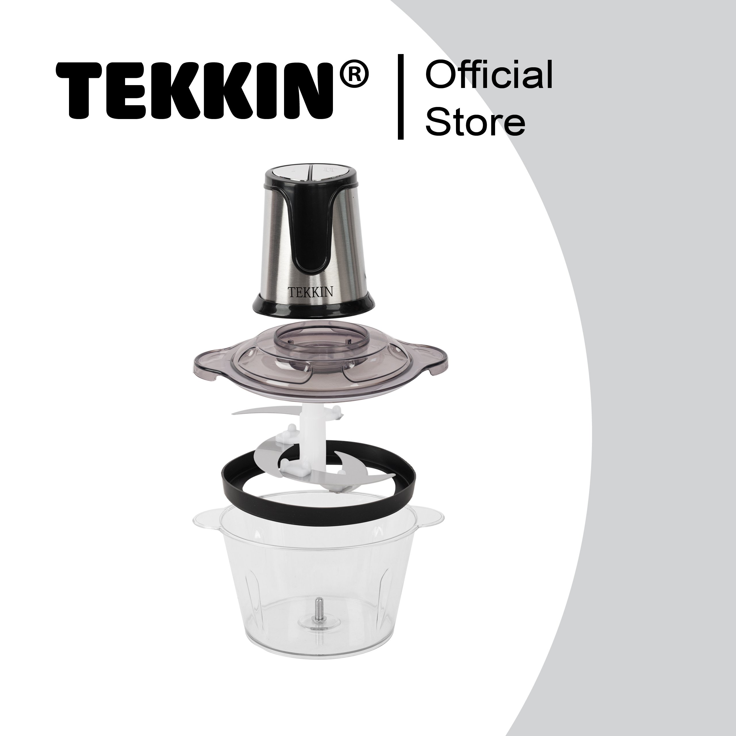 Máy xay thịt thực phẩm đa năng TEKKIN A6 động cơ đồng nguyên chất 100% công suất 300W  bảo hành 12 tháng - hàng chính hãng