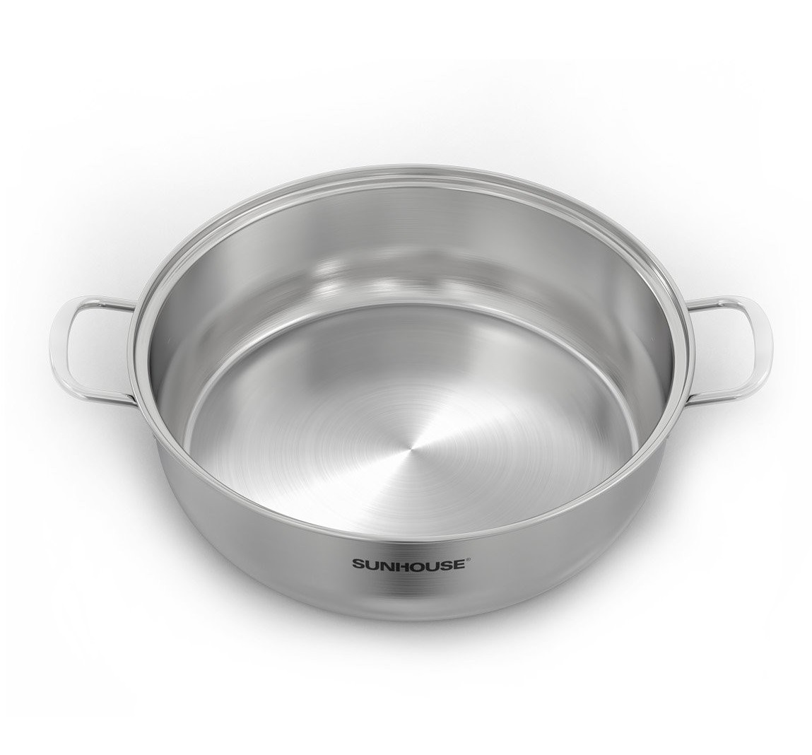NỒI LẨU INOX 1 ĐÁY SUNHOUSE SHG26L - Hàng Chính Hãng