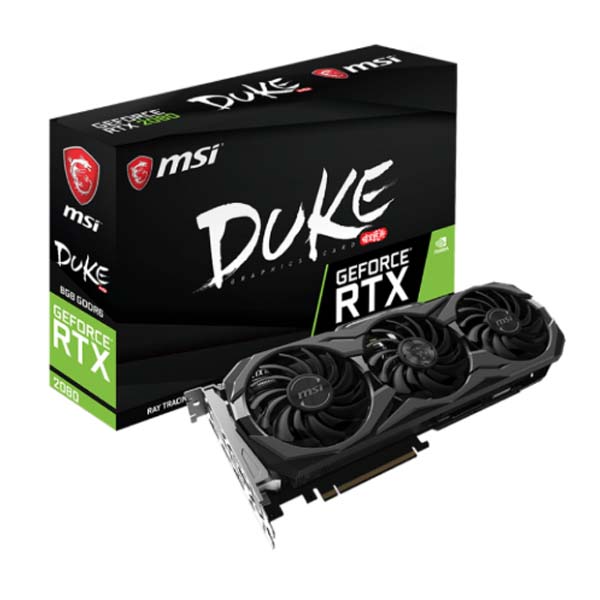 Card màn hình MSI RTX 2080 Duke 8G Oc-Hàng chính hãng