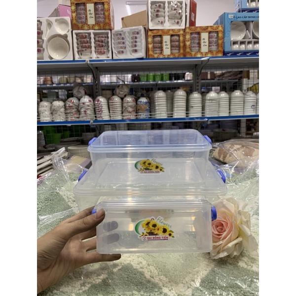 Hộp thực phẩm nhựa chữ nhật