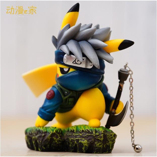 Mô Hình Pikachu Cosplay Nhân Vật Kakashi Siêu Ngầu, Hàng Cao Cấp Full Box, Bộ Sưu Tập Nhân Vật, Quà Tặng Cho Bé