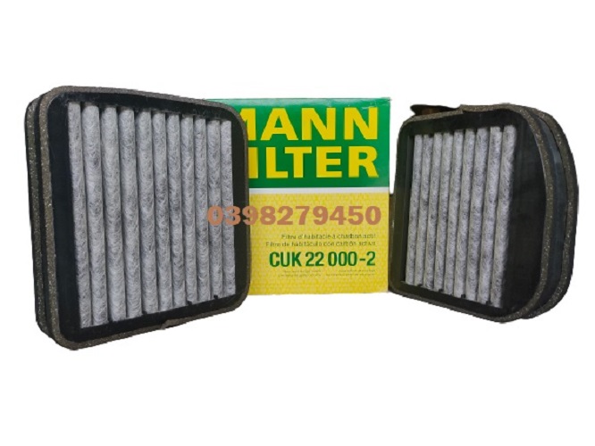 LỌC GIÓ ĐIỀU HÒA MANN FILTER CHO MERCEDES BENZ CUK22000-2 (MÃ: A210830 0218; A210 8300318; A210830 1118; A220 8300118)