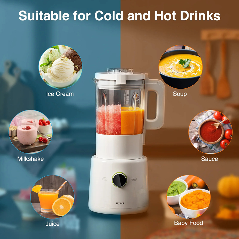 Máy làm sữa hạt, máy xay sinh tố xiaomi Joyami JDD01M - Hàng nhập khẩu