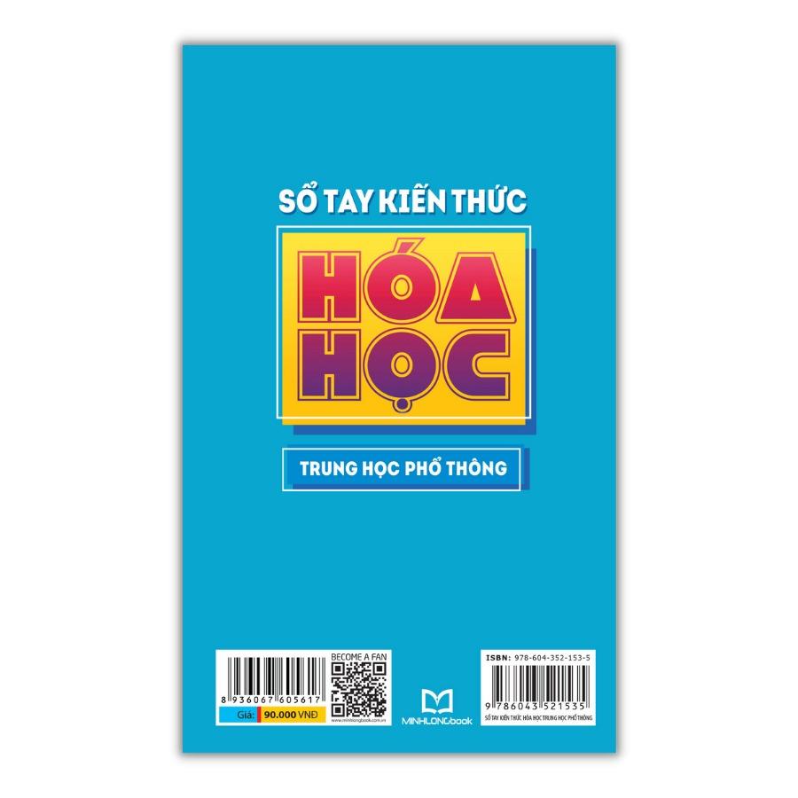 Sổ Tay Kiến Thức Hóa Học Trung Học Phổ Thông - Bản Quyền