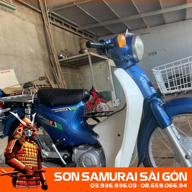 Sơn SAMURAI Y9094* MÀU XANH KIM LOẠI chính hãng - SƠN PHUN XE MÁY KUROBUSHI/ SAMURAI SÀI GÒN