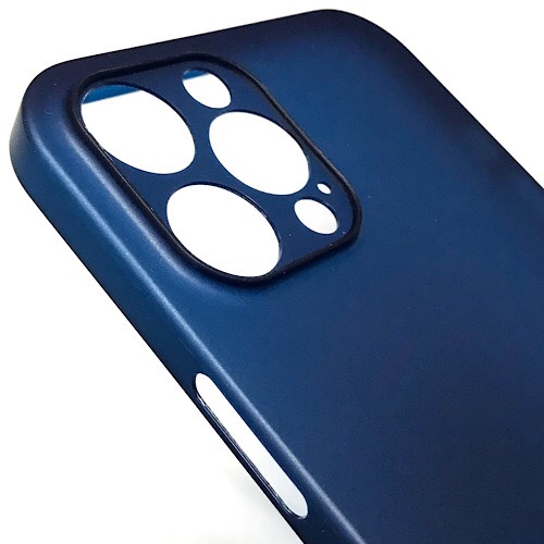 Ốp lưng cho iPhone 13 Pro Max hiệu Memumi Harsh Body Slim Mỏng 0.34 mm (Xanh navy) - Hàng nhập khẩu