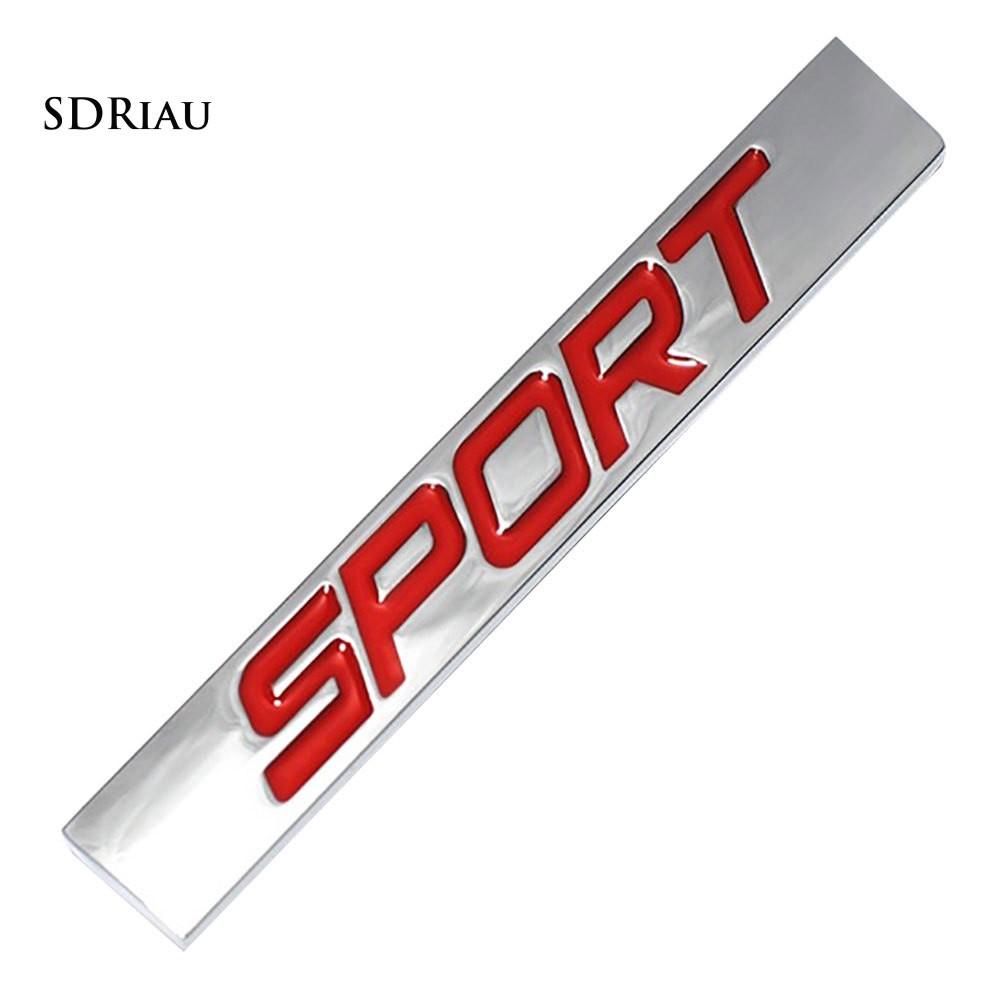 Decal kim loại trang trí thân xe oto phong cách thể thao