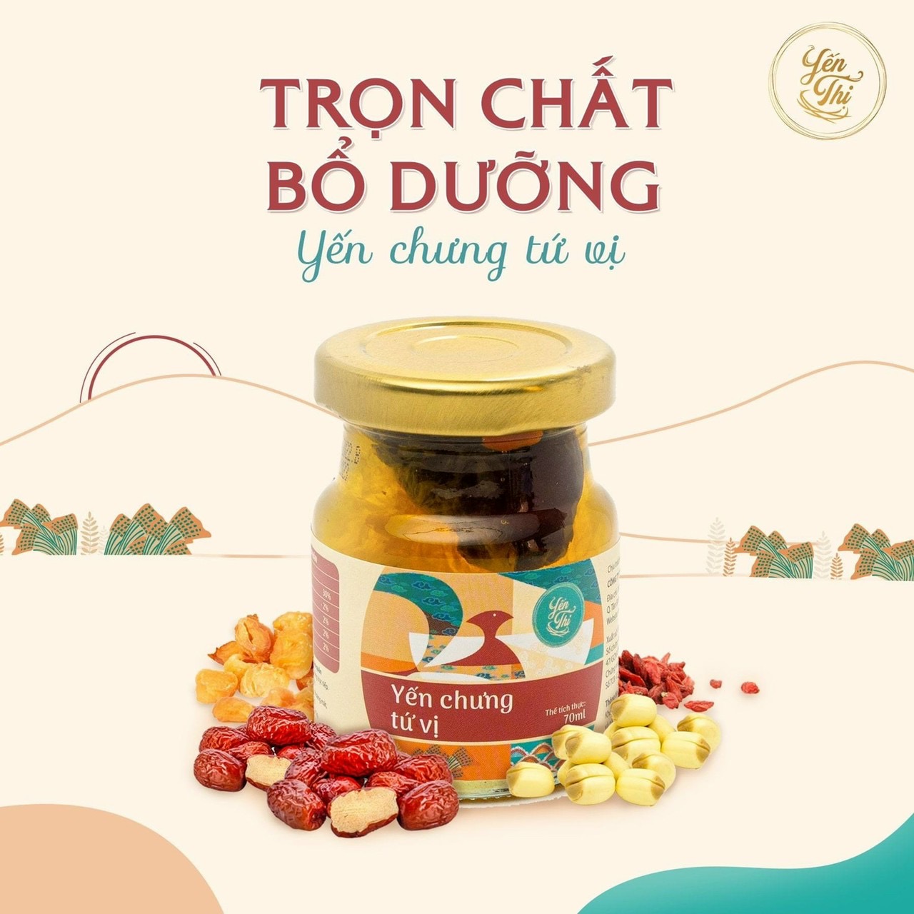 (Tặng muỗng gỗ đơn 450k)Yến Thị- Yến Chưng Không Đường -30% -Quà Tặng