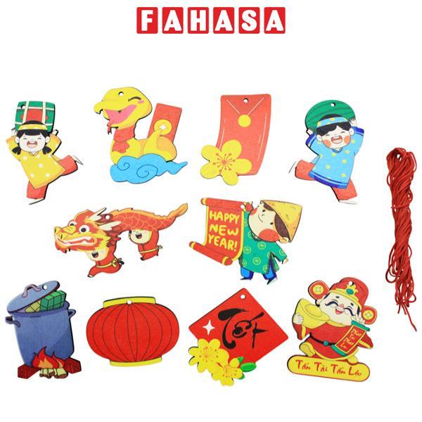 Bộ 10 Decor Trang Trí Nhà Cửa Chủ Đề Tết - Bách Mộc - Set Nấu Bánh