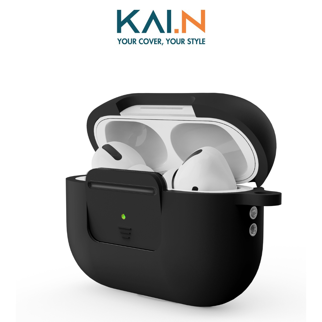 Case Ốp Cho Airpods PRO 2 Kai.N Touch Case Gel Silicon Kèm Móc Treo_ Hàng chính hãng