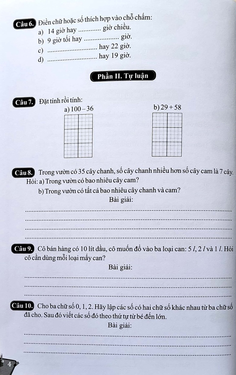 36 Đề Ôn Luyện Toán 2 - ND