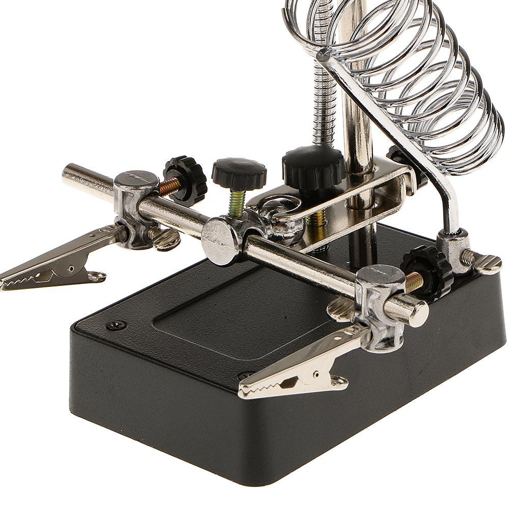 LED Magnifying Glass with Clamp and Clips for Repair Modeling