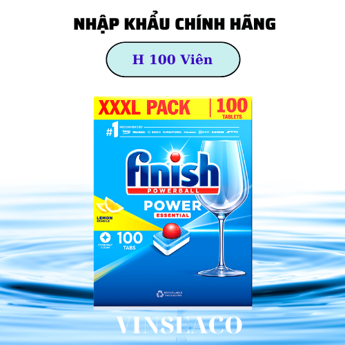 Viên rửa bát Finish All in 1 100 viên - 6 chức năng