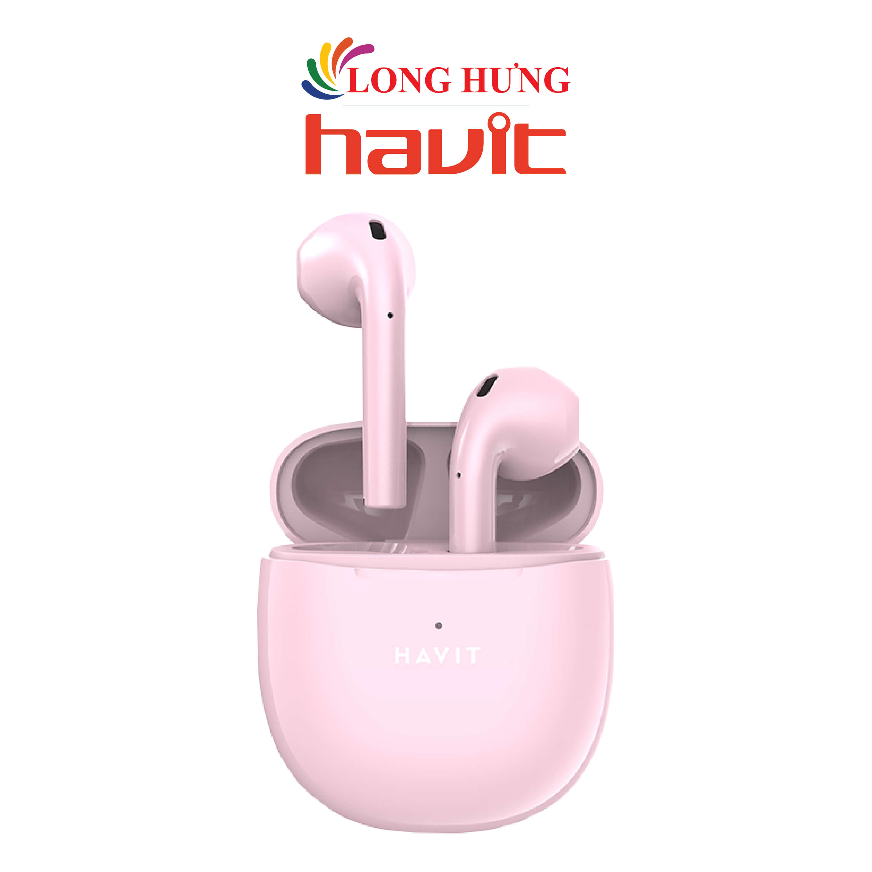 Tai Nghe Bluetooth True Wireless Havit Tw932 - Hàng Chính Hãng - Hồng