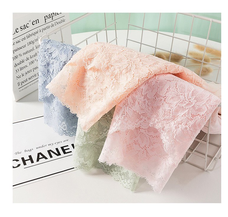 COMBO 5 QUẦN COTTON PHỐI REN LƯNG CAO ÔM BỤNG 86041