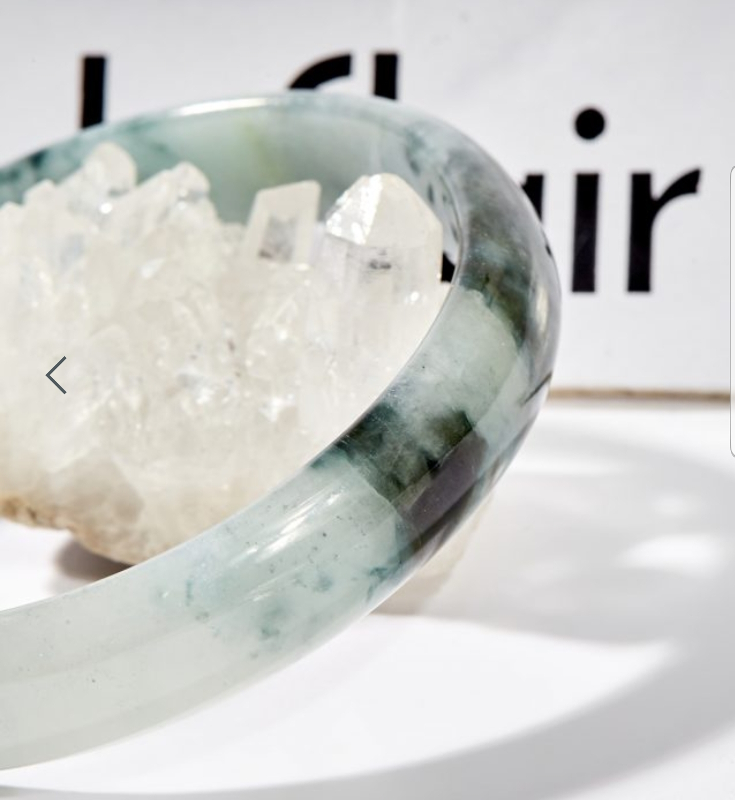 Vòng Tay Cẩm Thạch Jadeite Bản Hẹ 60 mm