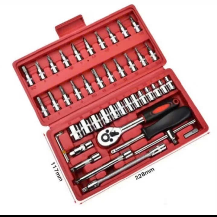 Bộ Dụng cụ sửa chữa 46 chi tiết đa năng rất tiện lợi