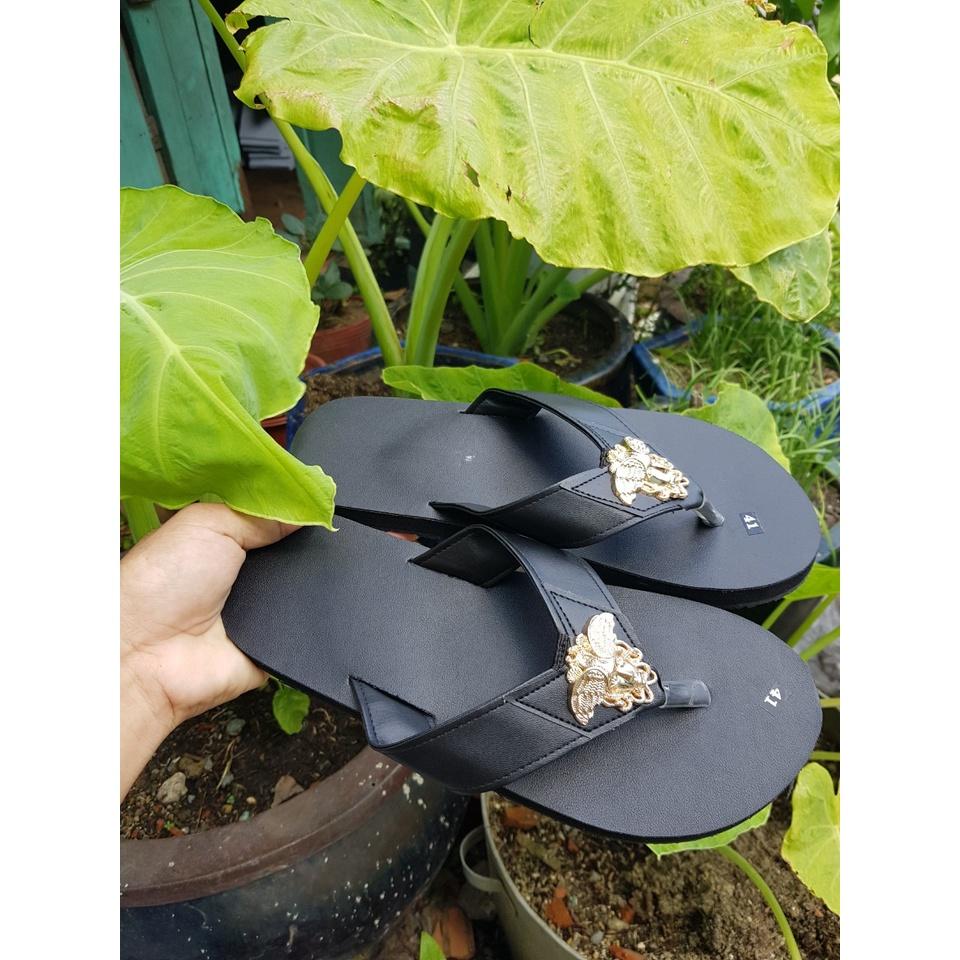 sandal đồng nai dép quai kẹp nam đế đen quai đen size từ 37 nam đến 44 nam