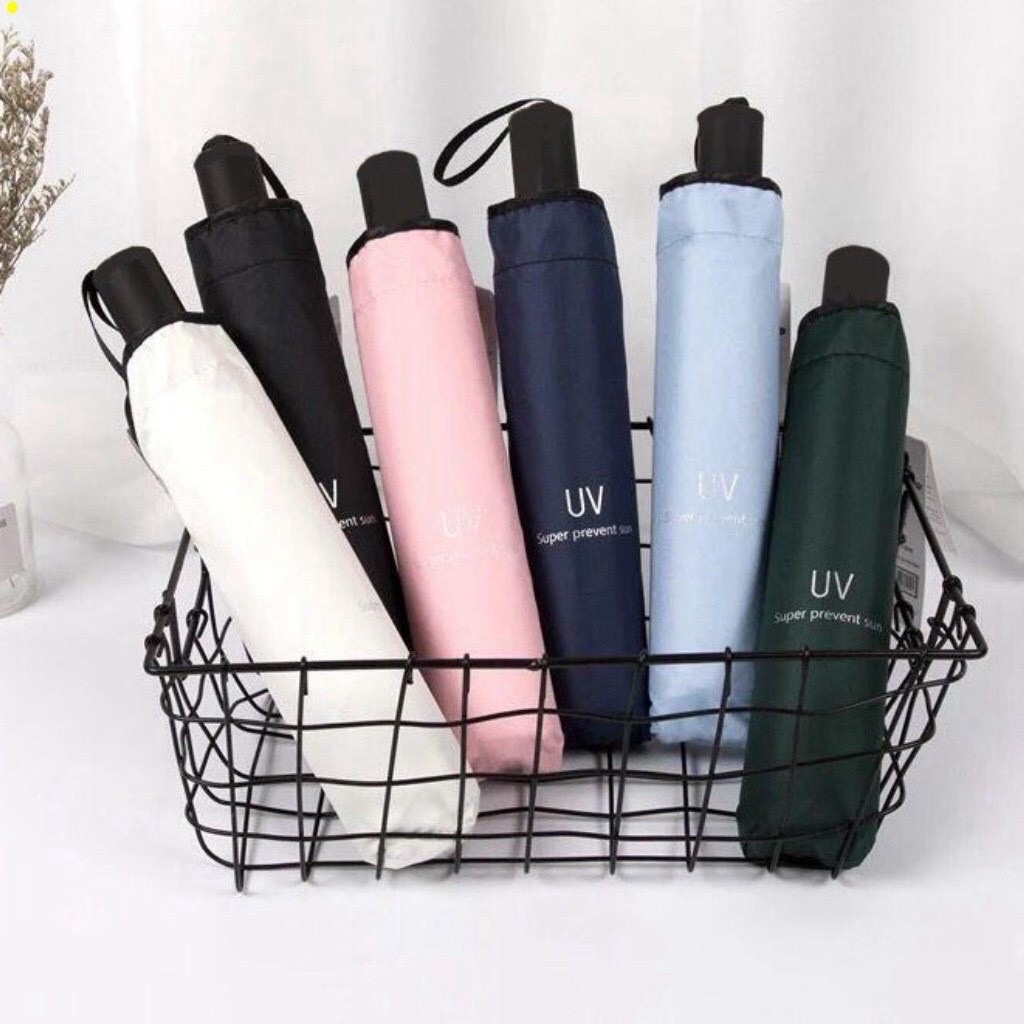 Dù che mưa , Ô đi nắng phủ lớp chống tia UV xếp gọn tiện dụng ,đi dạo dã ngoại , bảo vệ sức khỏe khi trời mưa nắng