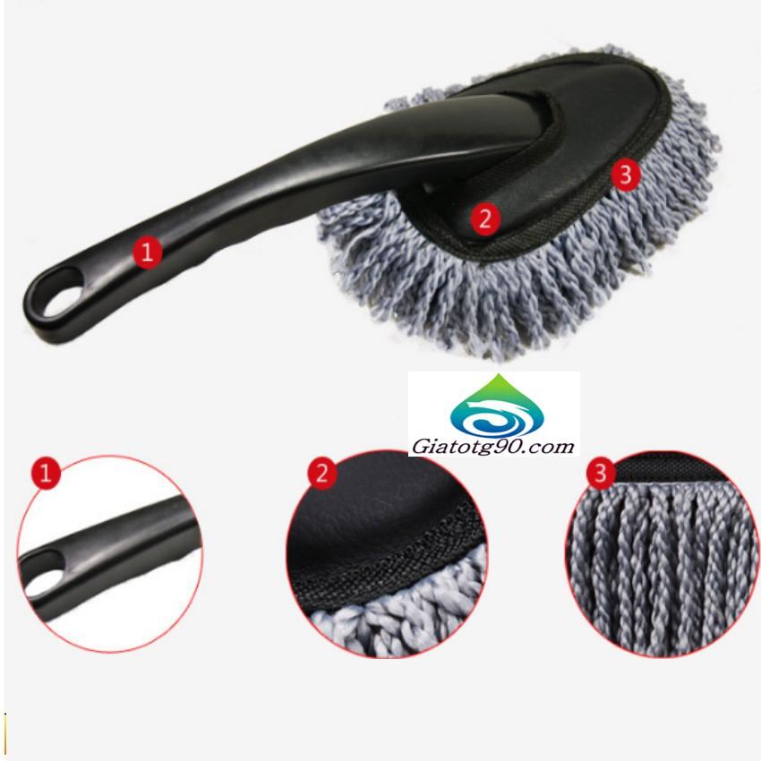 ️️ Bộ 1 chổi lau xe siêu sạch và 1 găng tay lau xe chuyên dụng cao cấp 206350 241