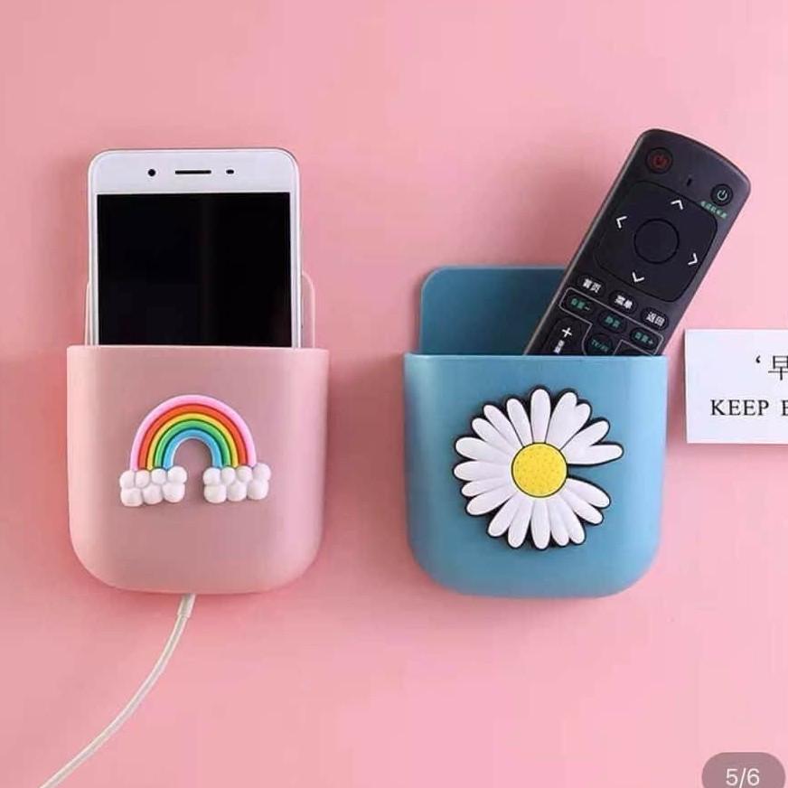 Kệ mini đựng điện thoại, điều khiển,các loại vật dụng dán trên mọi bề mặt nhẵn