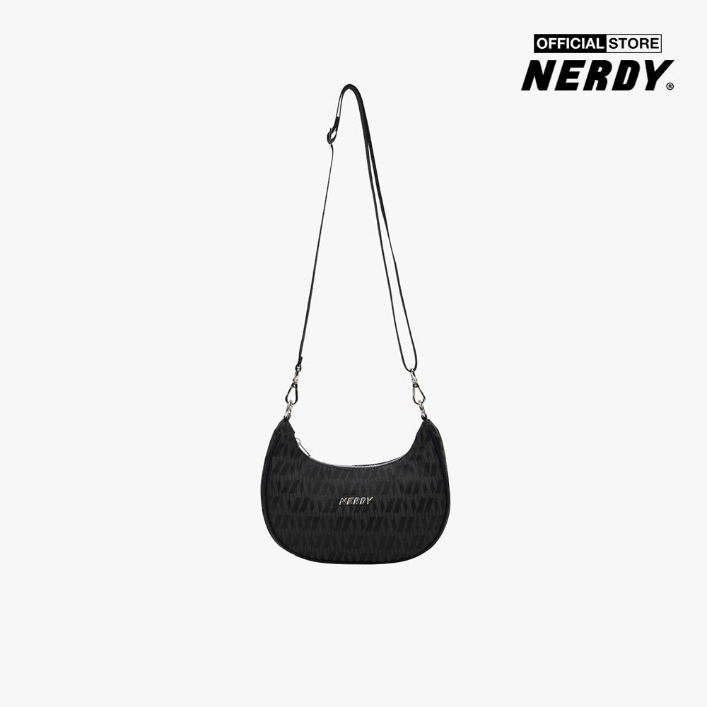 NERDY - Túi đeo vai nữ DNA Monogram Two Way Hobo PNES22AA07