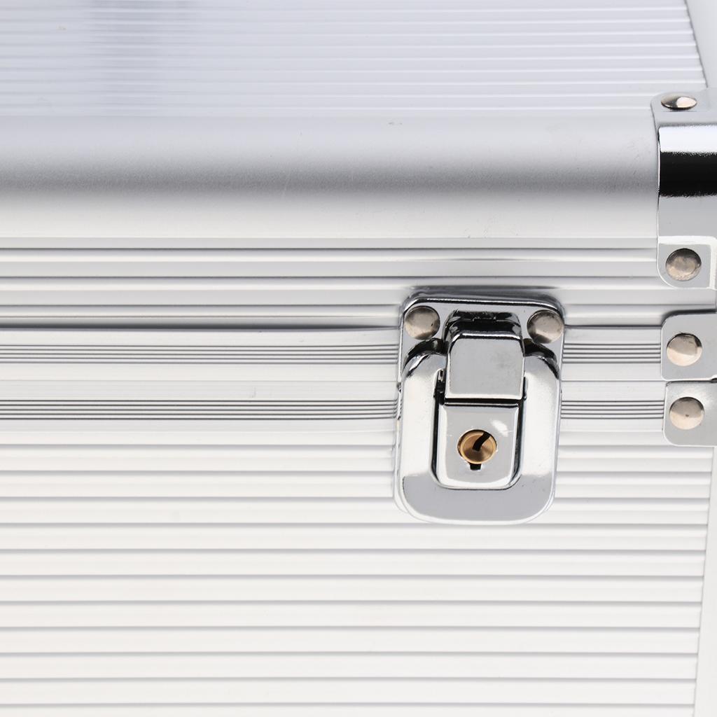 14-Bay 2.5"/3.5" SSD/HDD  Protective Storage Carrying Box Aluminum