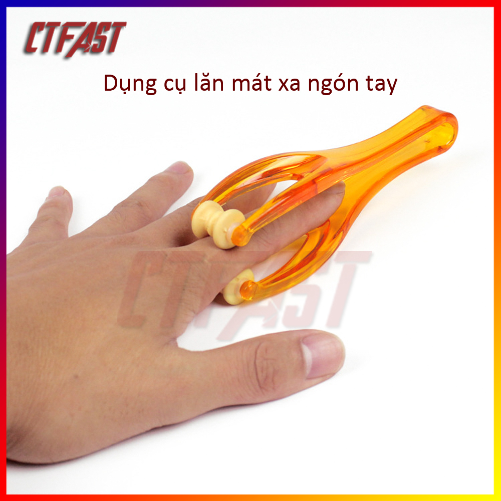 Dụng cụ lăn massage ngón tay CTFAST: kích thước nhỏ gọn, tác dụng lưu thông khí huyết, giảm đau nhức ngón tay