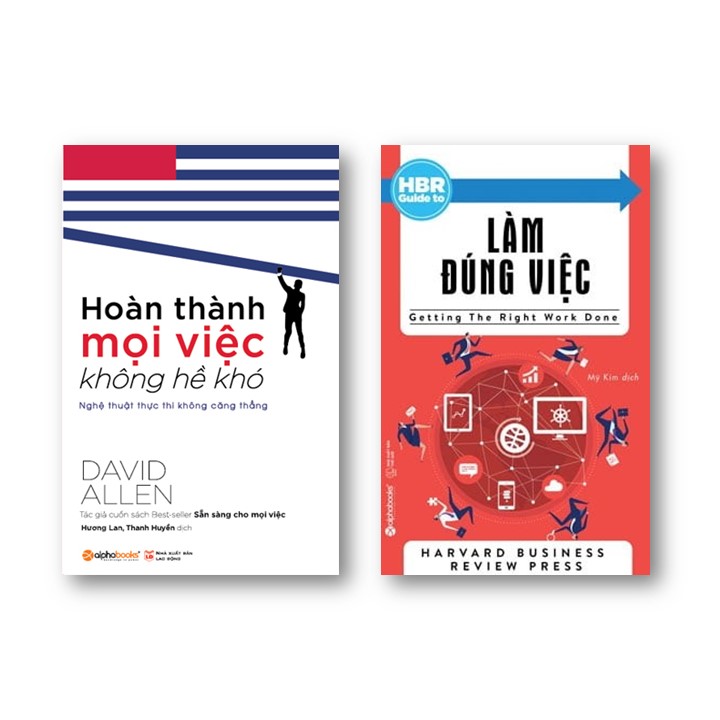 Combo Sách Kỹ Năng Làm Việc: Harvard Business Review Guide - Làm Đúng Việc + Hoàn Thành Mọi Việc Không Hề Khó