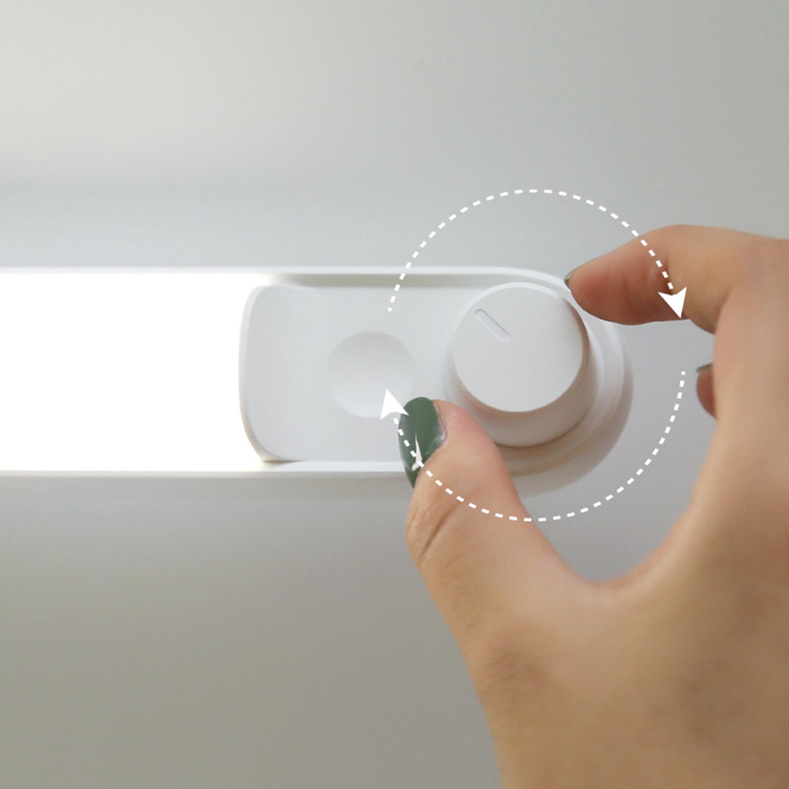 Closet Light Table Lamp Night Light Magnet Mount for Cabinet USB Plug in