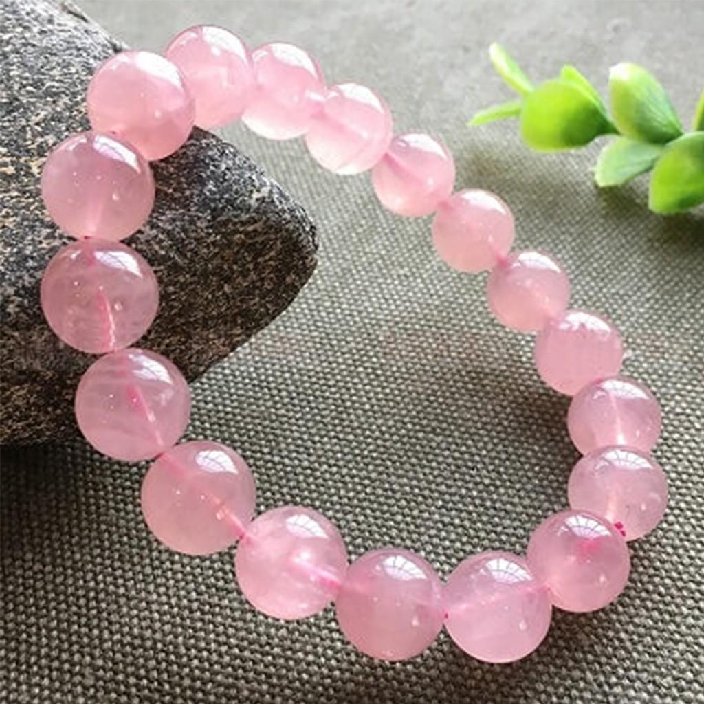 Vòng tay đá. Thach Anh Hồng chất lượng 5A