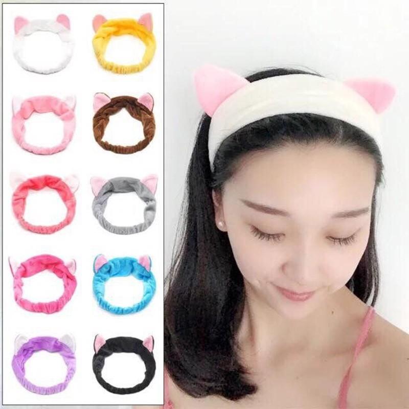 Băng Đô Tai Mèo Siêu Xinh - Bờm Tóc - Băng Đô Rửa Mặt