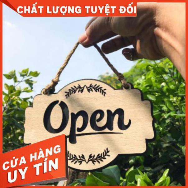 Bảng Gỗ Decor - Mẫu Open - Close