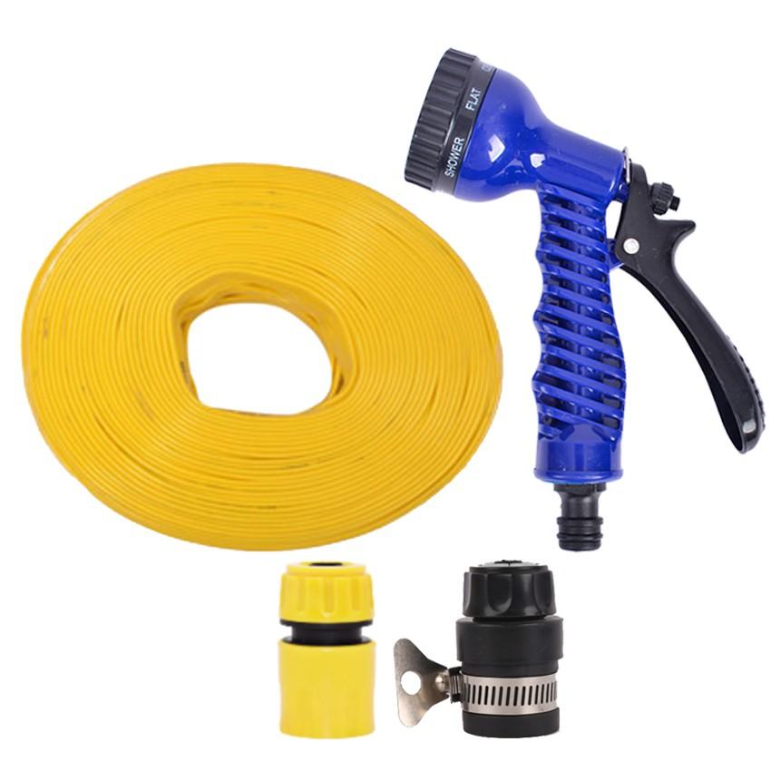 Bộ dây tăng áp 3 lần vòi xịt nước rửa xe, tưới cây loại 5m 206843