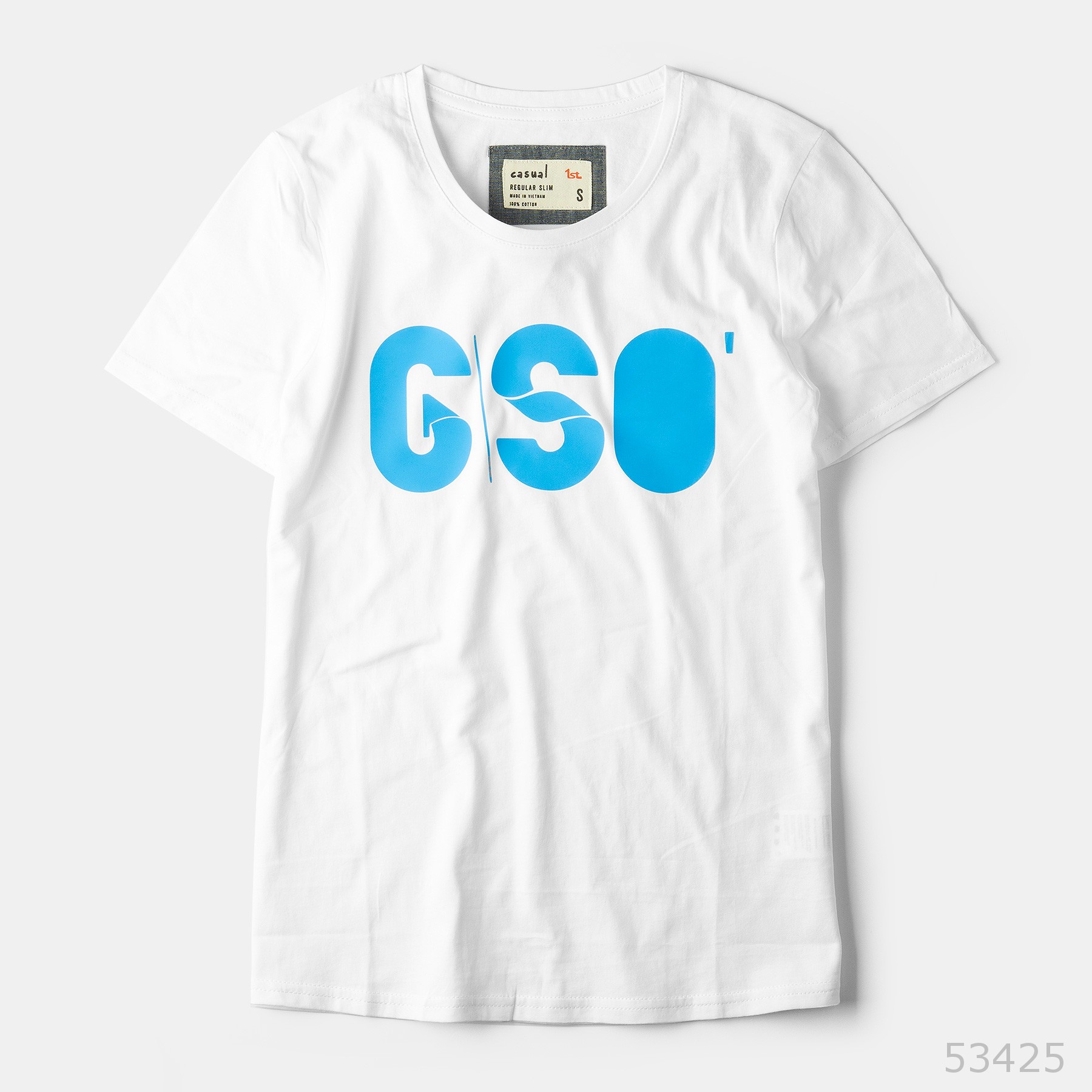 Áo thun nữ phông trơn Casual 1st cổ tròn tay ngắn cộc, vải 100% cotton cao cấp thoáng mát, thấm hút mồ hôi, form áo trẻ trung thích hợp đi làm, đi chơi, dạo phố, du lịch, Made in Vietnam - GSO