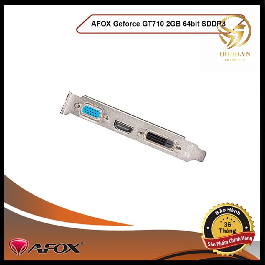 Card Màn Hình VGA AFOX GT710 Card Đồ Họa 2G Rời Cho Máy Tính PC hàng chính hãng