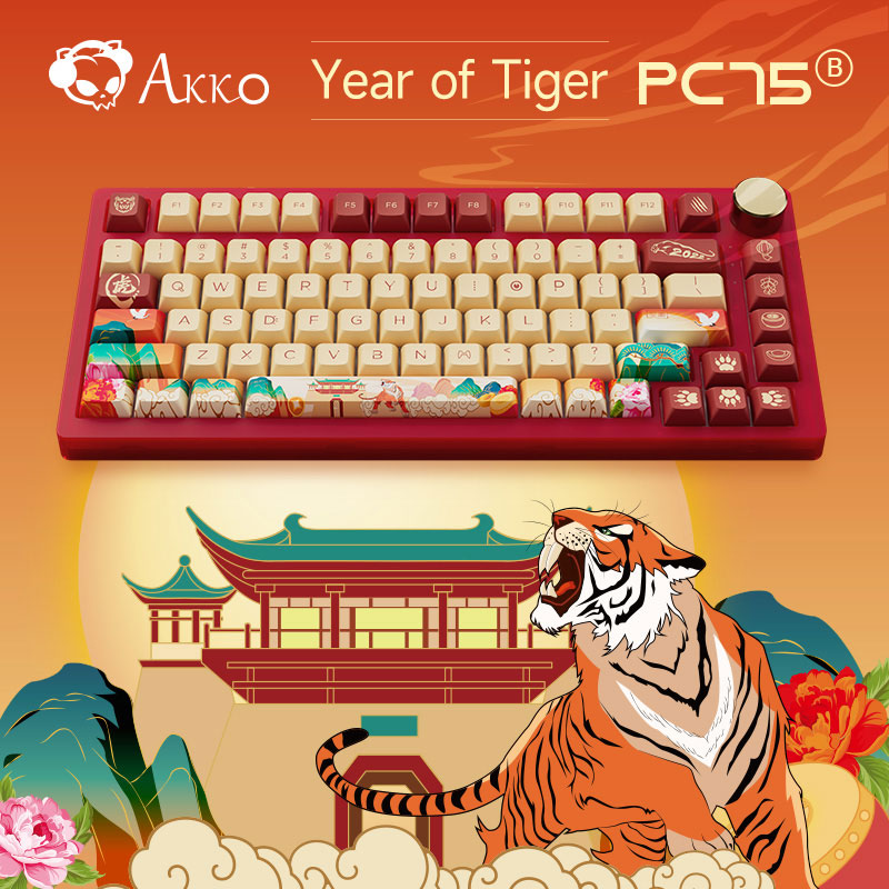 Bàn phím AKKO PC75B Plus Year of Tiger - AKKO CS Switch _Hàng chính hãng