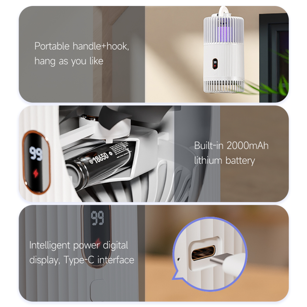 Đèn Chống Muỗi Xiaomi Youpin Qualitell 800V Áp Suất Cao